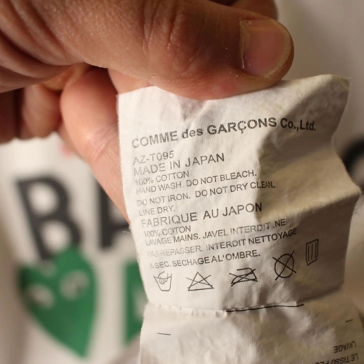 Bape x Comme des Garcons CDG Play Spring 2012 T Shirt, view 2 of 6