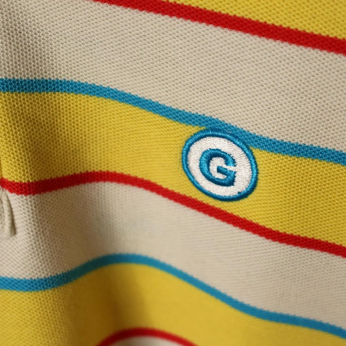 Golf Wang Eric Striped Polo Shirt, view 1 of 6