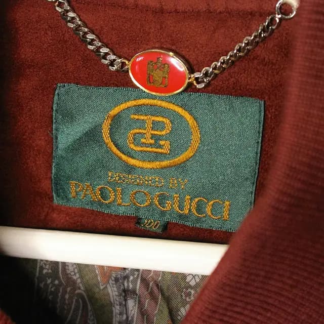 Rare Vintage Paolo Gucci suede jacket in Burnt-Orange