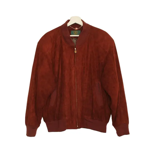 Rare Vintage Paolo Gucci suede jacket in Burnt- Orange