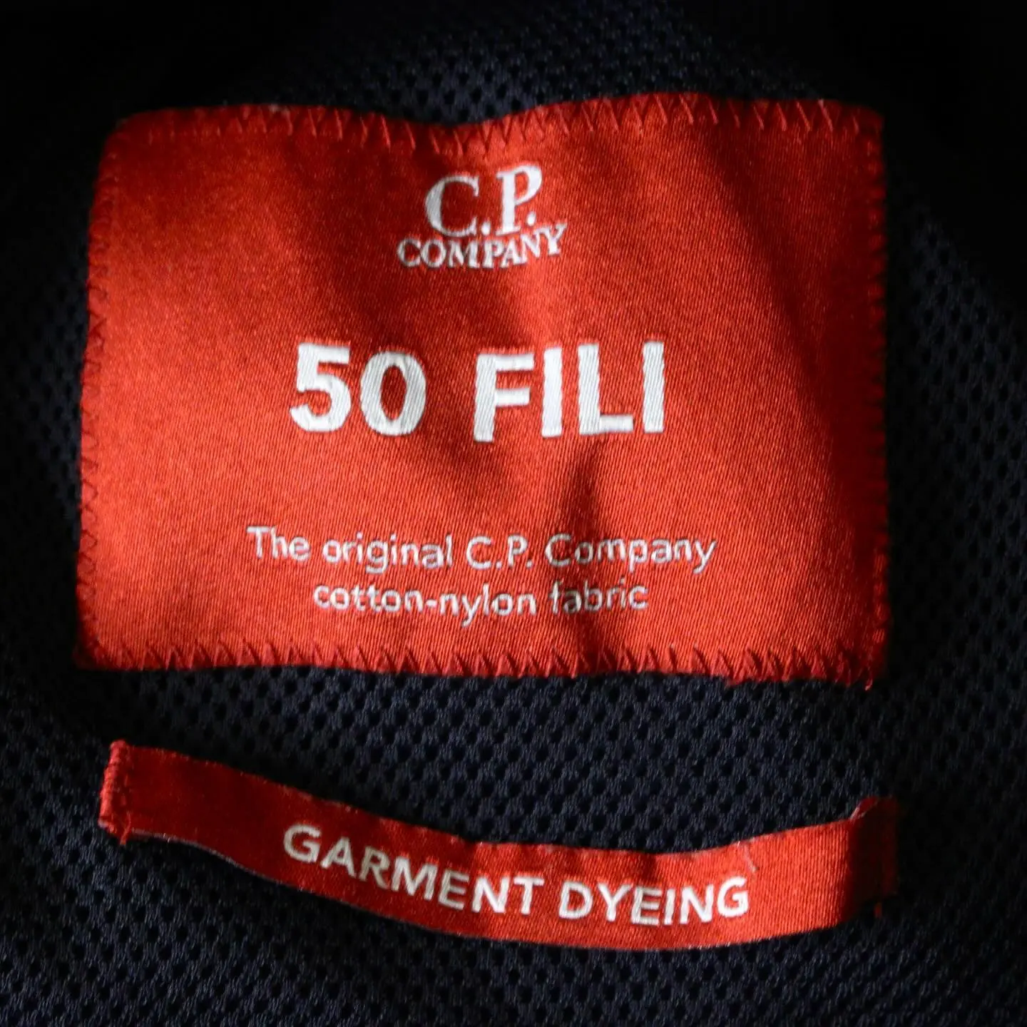 C.P. COMPANY 50 FILI Lens Overshirt in Navy, view 5 of 8