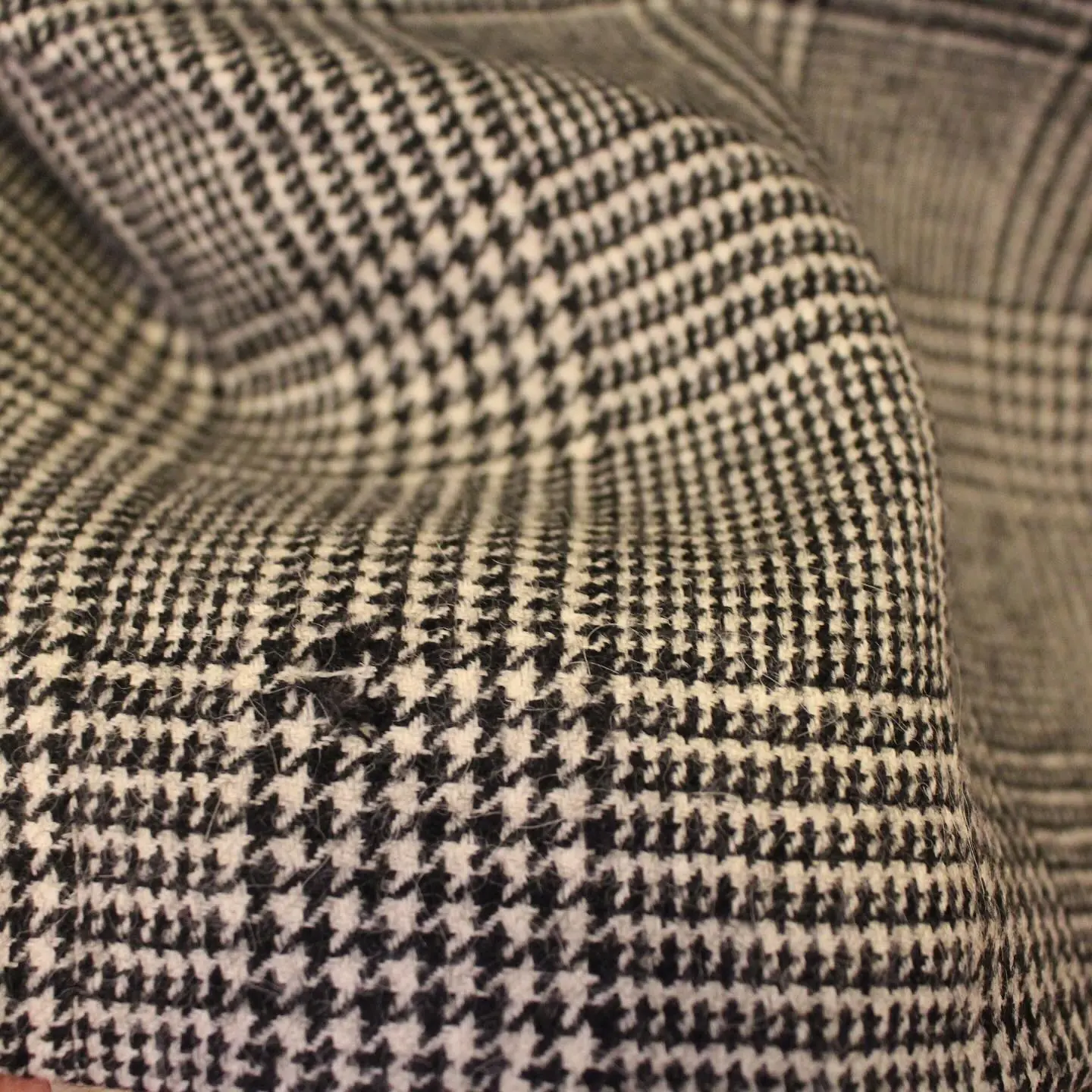 Vintage ‘Yves Saint Laurent’ Men’s 1990’s Wool Glen Plaid Blazer, view 5 of 5