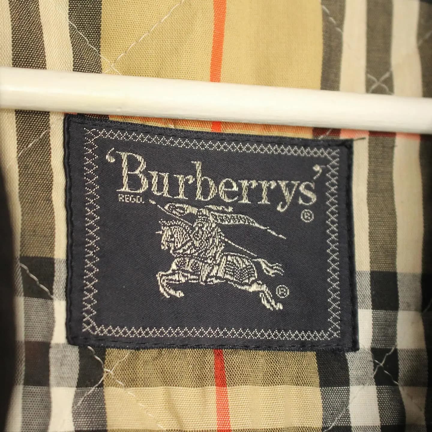 Vintage ‘Burberrys’ Barn Jacket with checkered padded lining, view 3 of 9