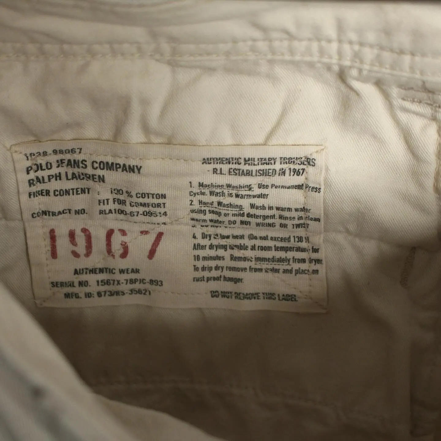 Ralph Lauren Polo Jeans Co Military Cargo Pants, view 3 of 5