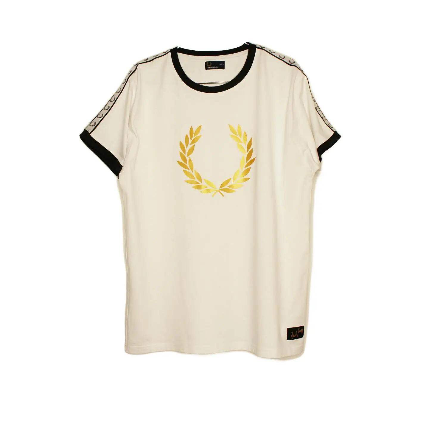 Fred Perry Taped Ringer Logo T-Shirt, view 1 of 4