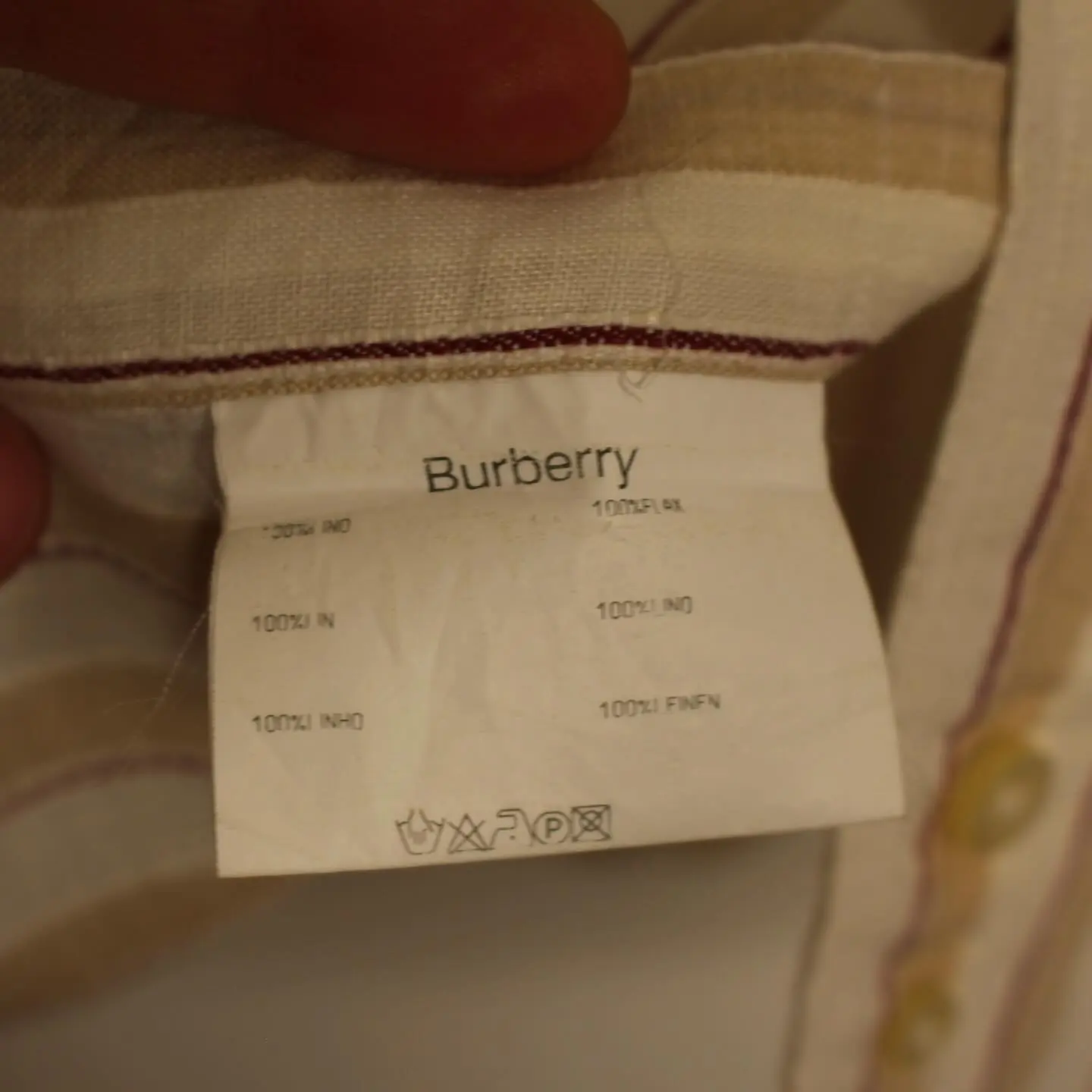 Burberry Linen Shirt, view 4 of 4