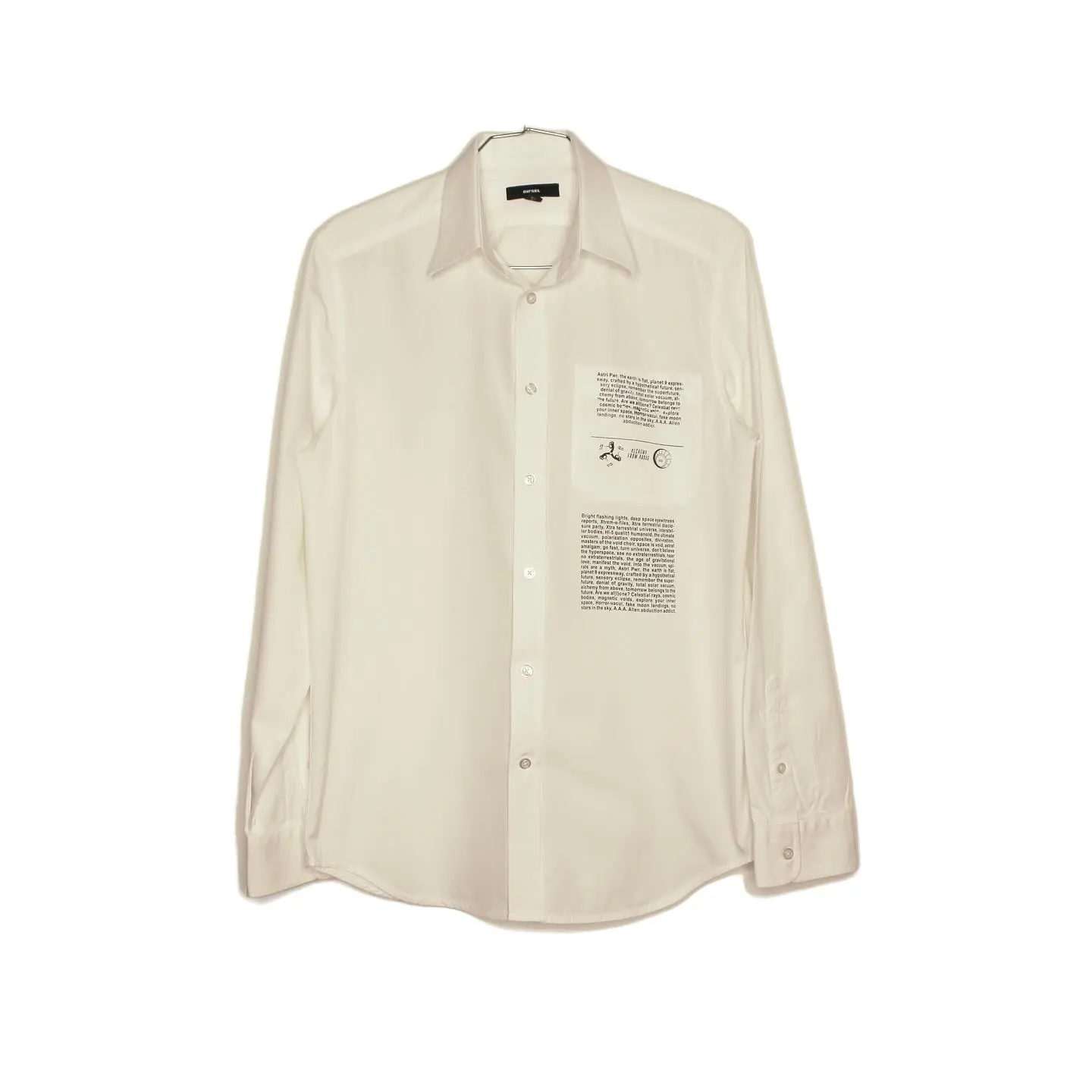 Diesel Illustration Print Long Sleeve Shirt, view 1 of 4