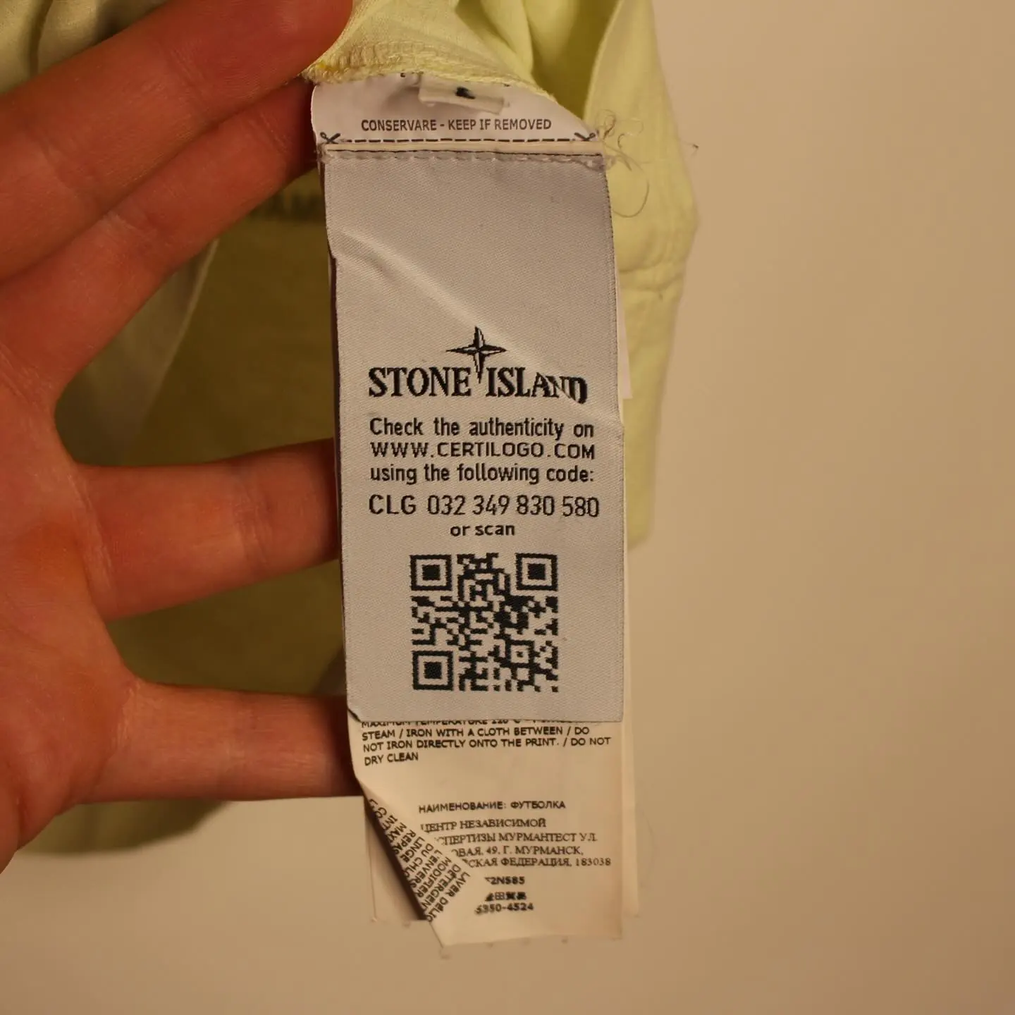Stone Island Marble Three T-Shirt, view 5 of 5