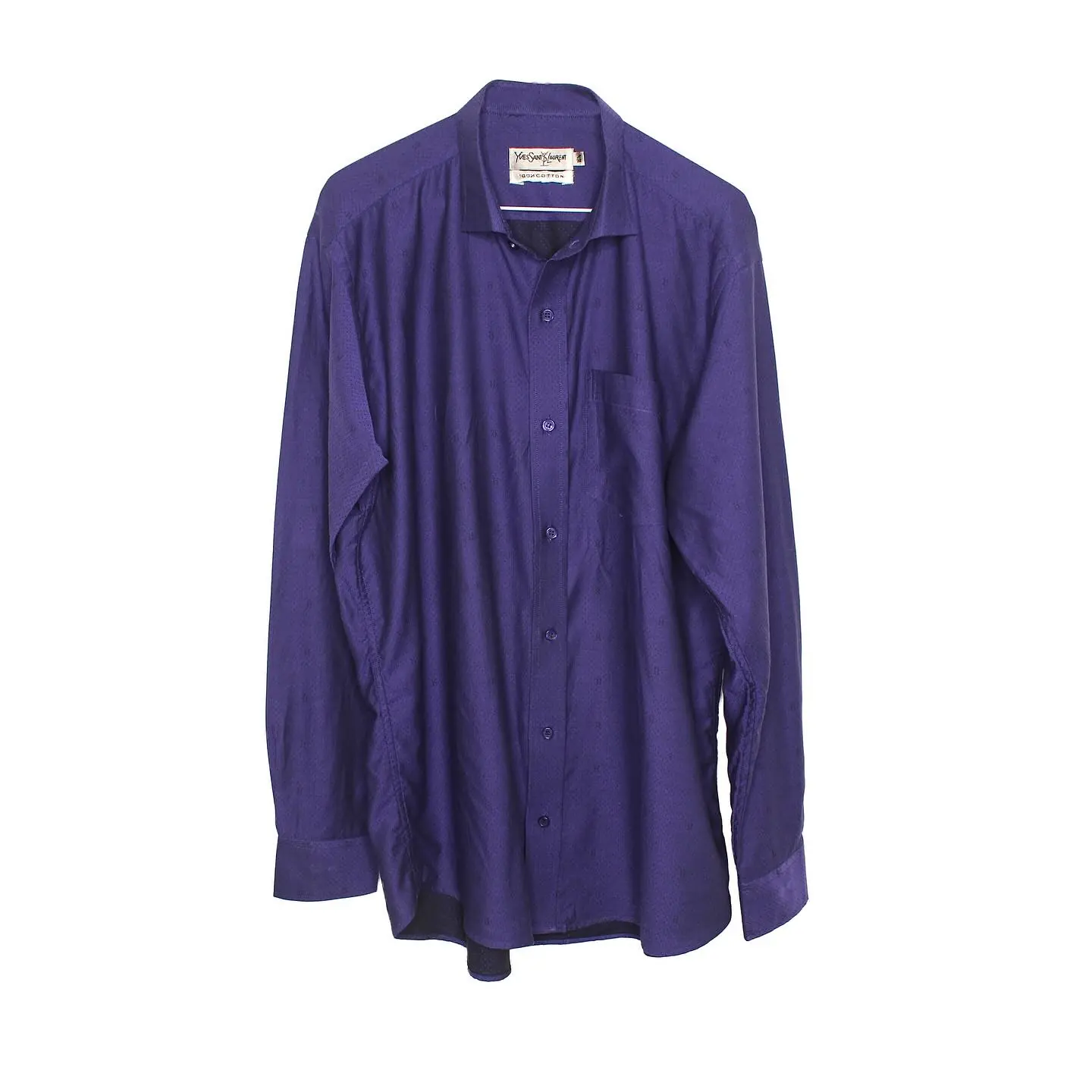 Vintage 70s Yves Saint Laurent Cotton Shirt, view 1 of 2