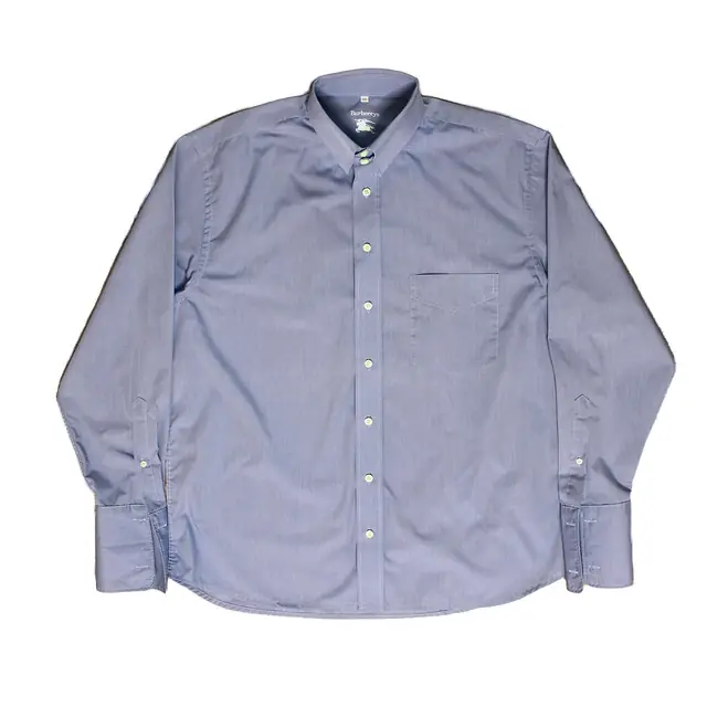 Vintage 90s Burberrys Tuxedo Shirt