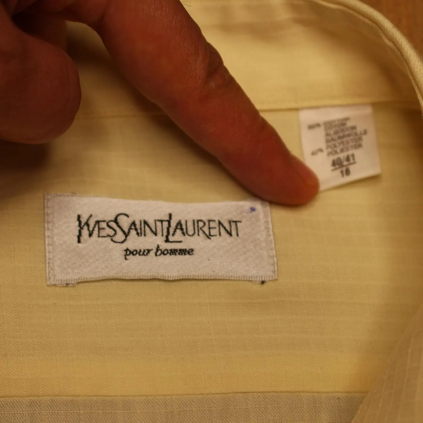 Yves Saint Laurent Cotton Shirt, view 3 of 4
