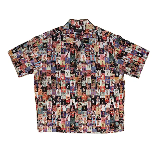 Rare Vintage 1980’s authentic PlayBoy Magazine Cover Button Up Shirt