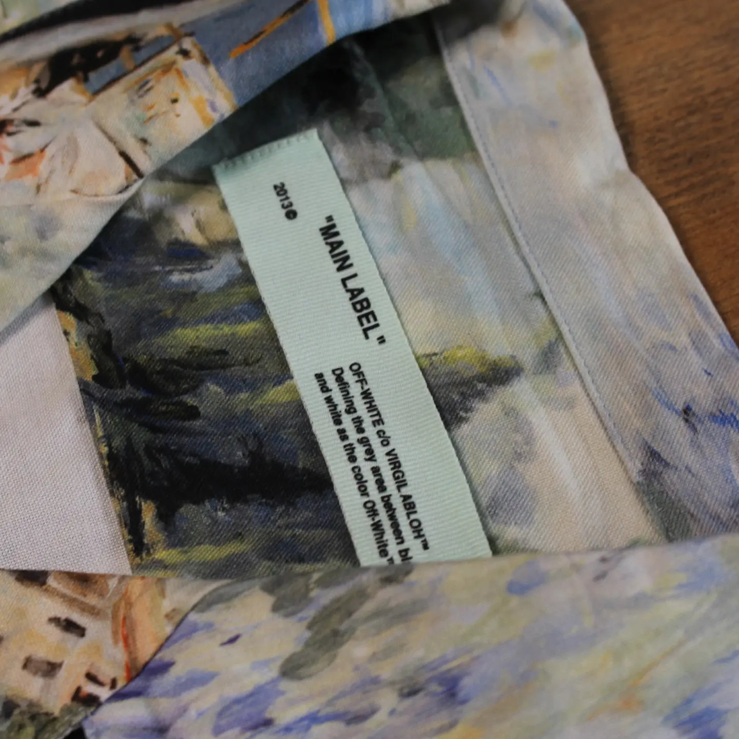 Off-White Multicolor Lake Holiday Shirt SS13, view 3 of 6